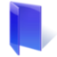 blue, folder, open 
